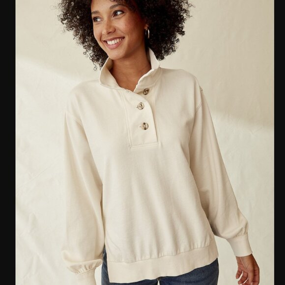 Grey State Tops - Grey State Rhys Pullover - Jet Streamj - Large